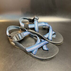 Chaco Women's Z/Cloud X Sandals‎ Blue Purple Straps Vibram Outsole Size W8